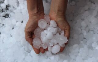 How much hail damage is needed for an insurance claim